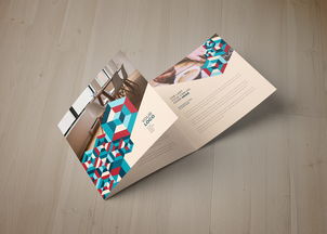 方形三折页广告设计 抓住眼球的创意艺术